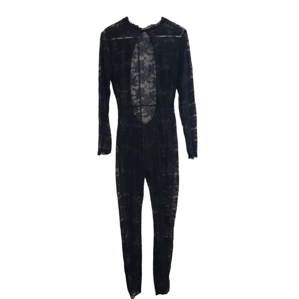 Victoria's Secret Black Lace Bodysuit